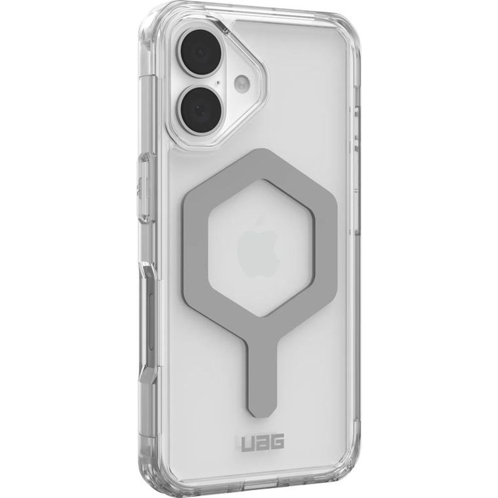 Etui pancerne Urban Armor Gear Plyo MagSafe do Apple iPhone 16, przezroczysto-białe